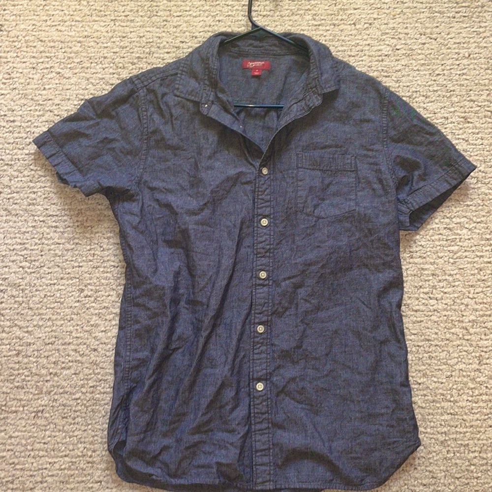 Grey Arizona Jeans Co Button-Up Shirt